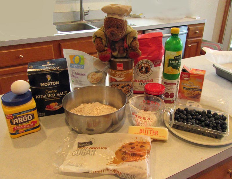 Guido's blueberry oatmeal crumble